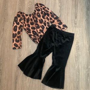 Leopard & Black Outfit